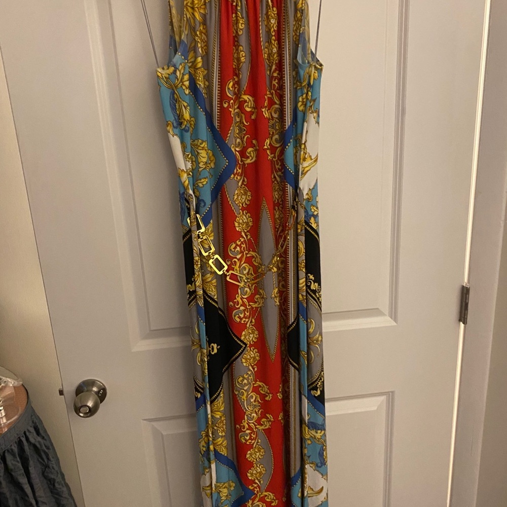 Multi-Color Maxi Dress - Picture 3 of 4